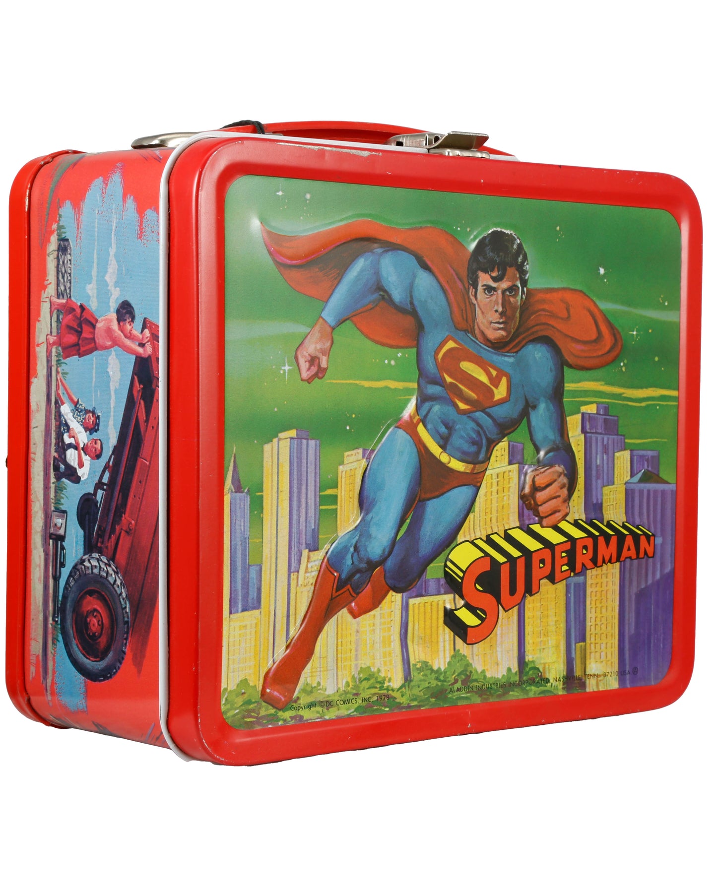 "Superman" (1978) Metal Lunchbox and Thermo Bottle