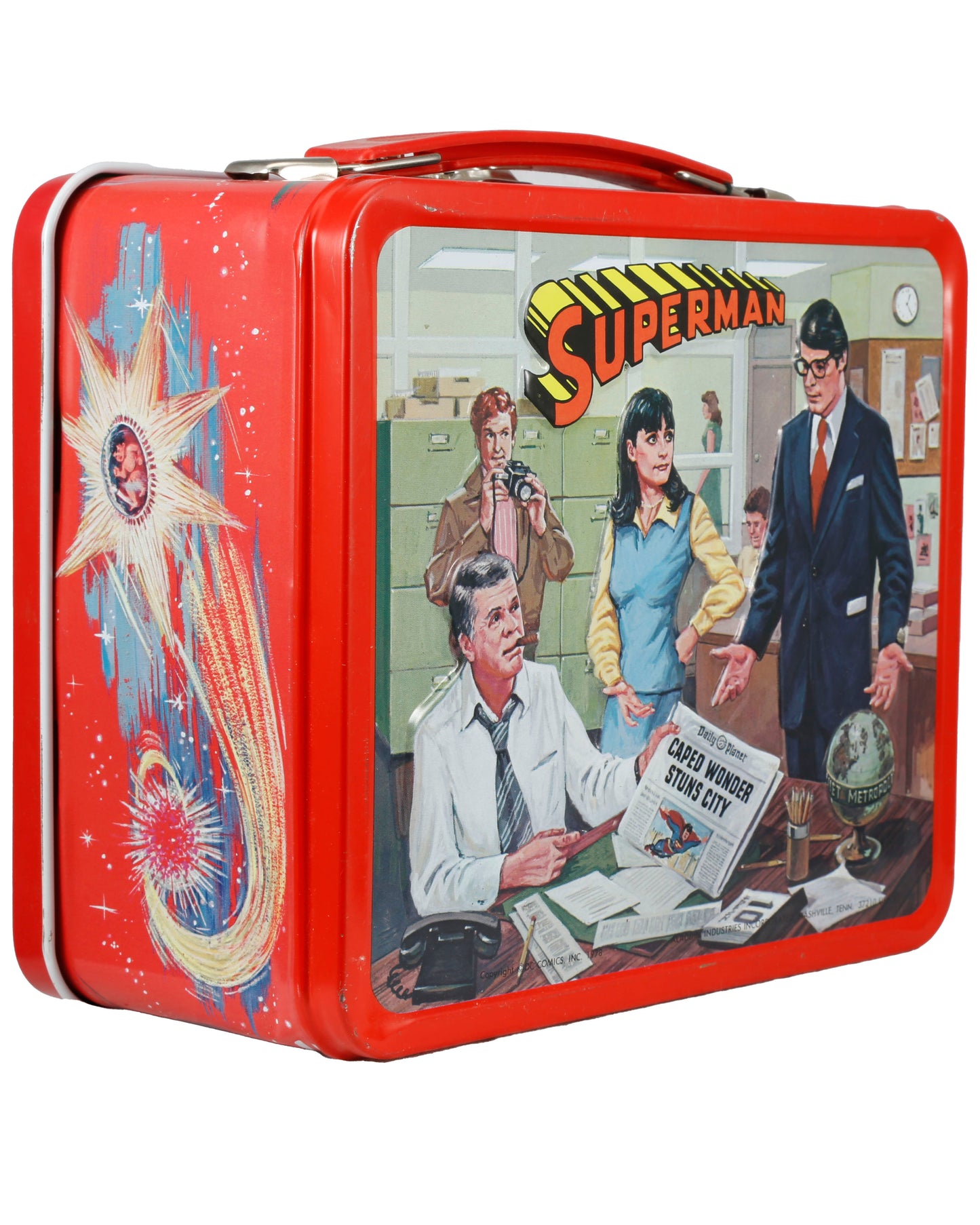 "Superman" (1978) Metal Lunchbox and Thermo Bottle