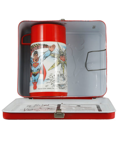 "Superman" (1978) Metal Lunchbox and Thermo Bottle