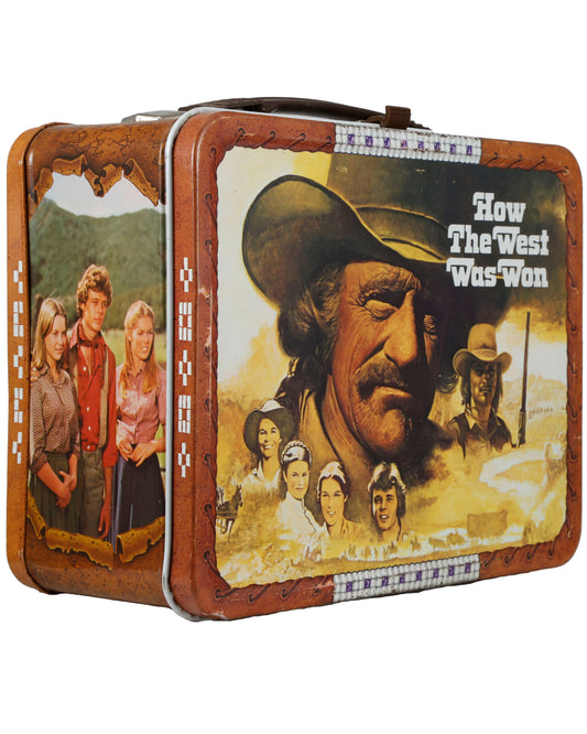 "How the West Was Won" Metal Lunchbox and Thermos