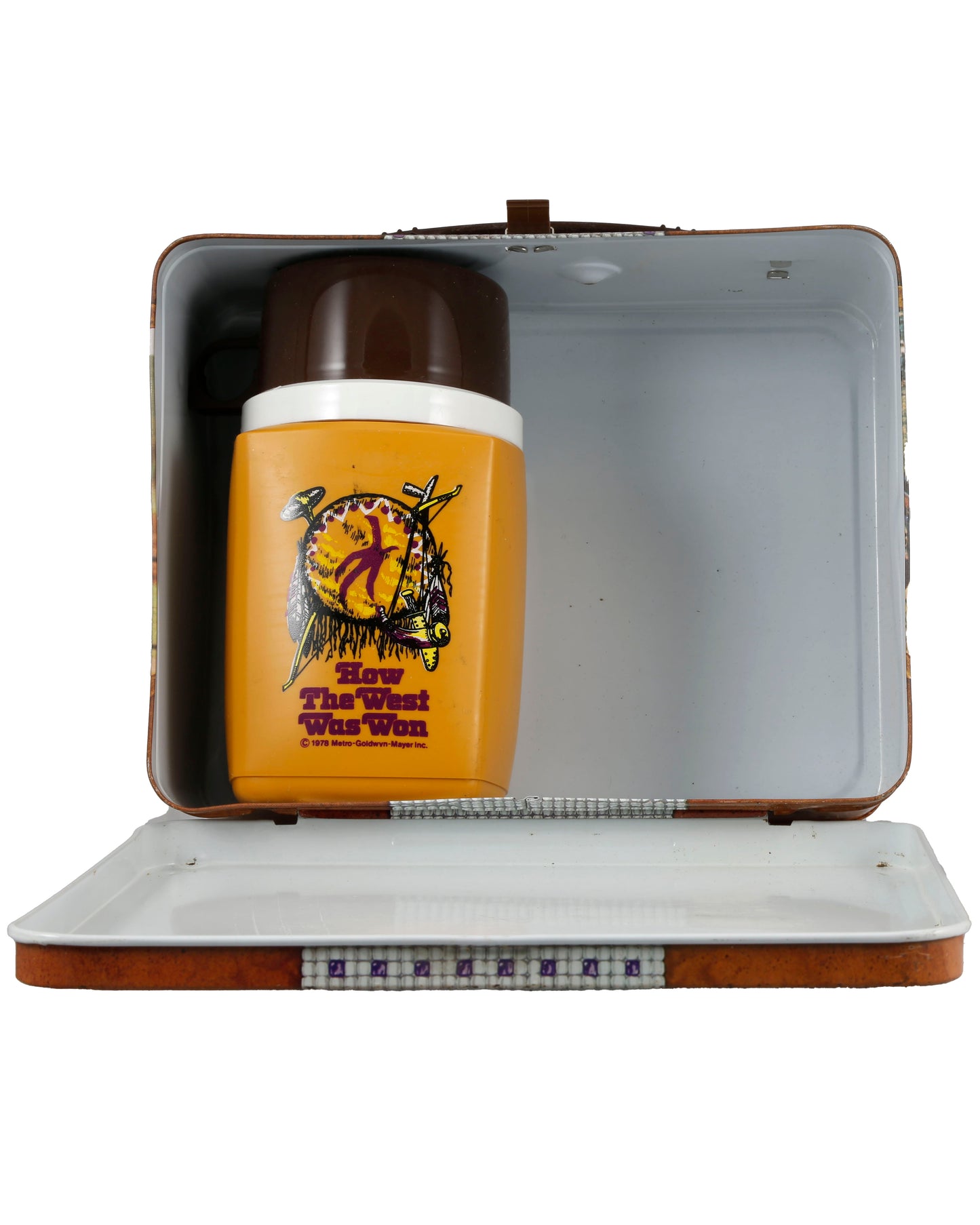 "How the West Was Won" Metal Lunchbox and Thermos