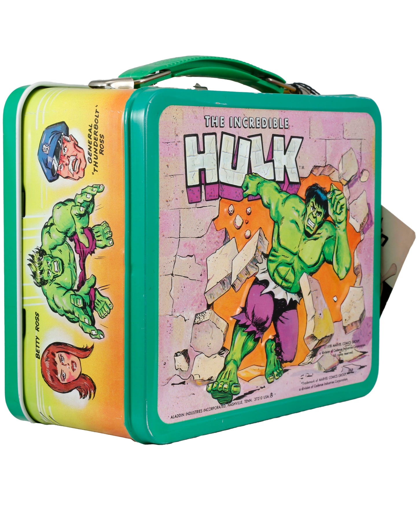 "The Incredible Hulk" Metal Lunchbox and Thermo Bottle