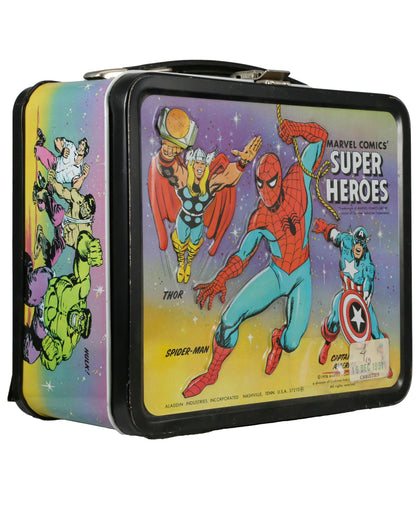 "Marvel Comics" Metal Lunchbox and Thermo Bottle