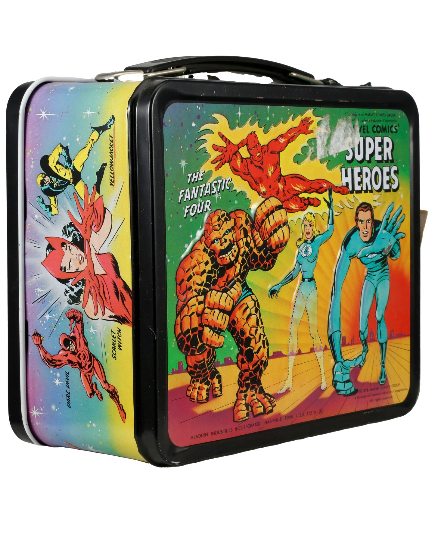 "Marvel Comics" Metal Lunchbox and Thermo Bottle