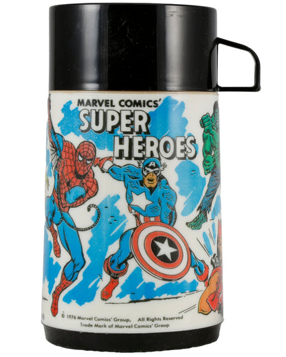 "Marvel Comics" Metal Lunchbox and Thermo Bottle