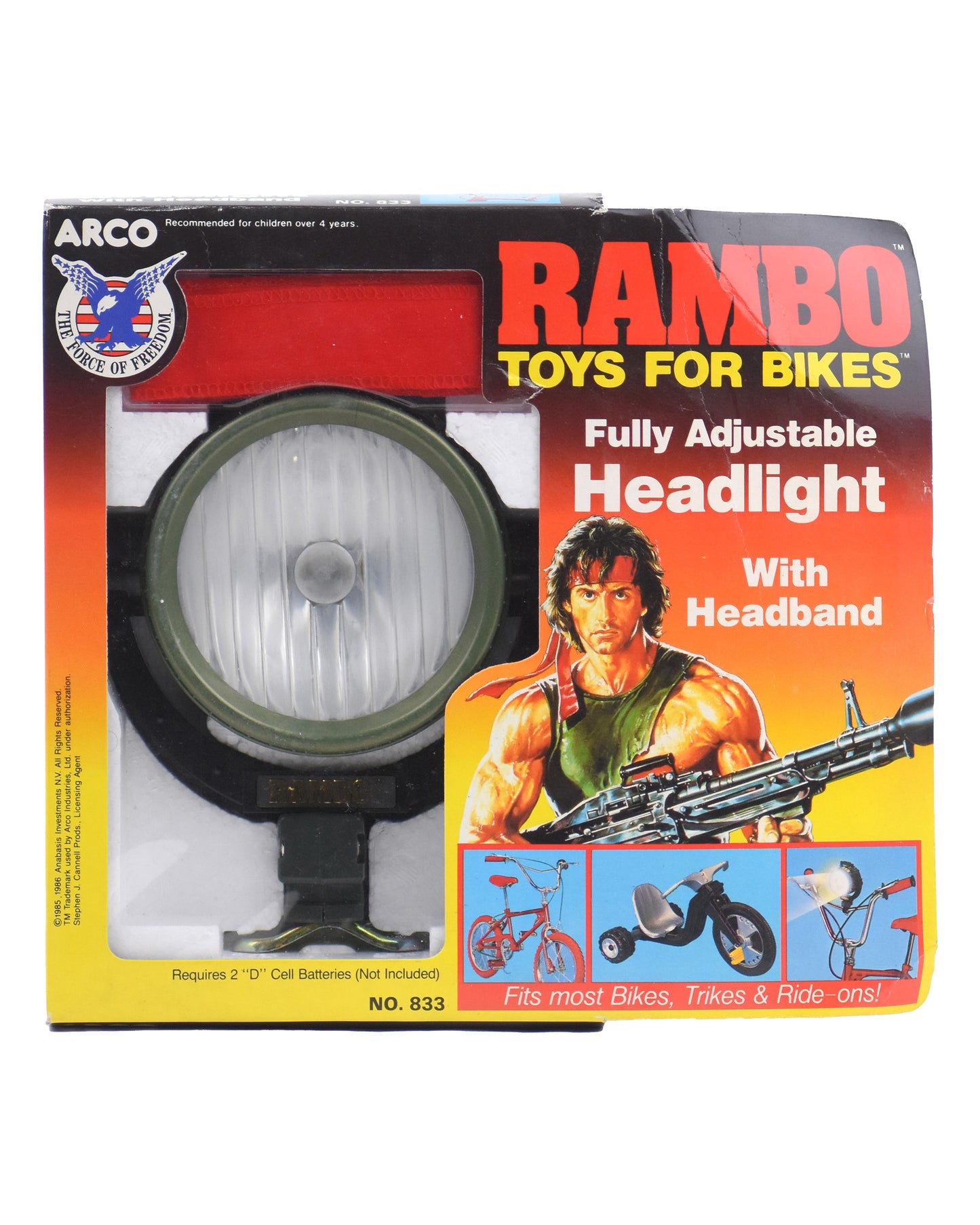 "Rambo" (TV Series) Bicycle Headlight