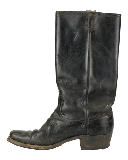 "Unknown Treasure" Black Cowboy Boots