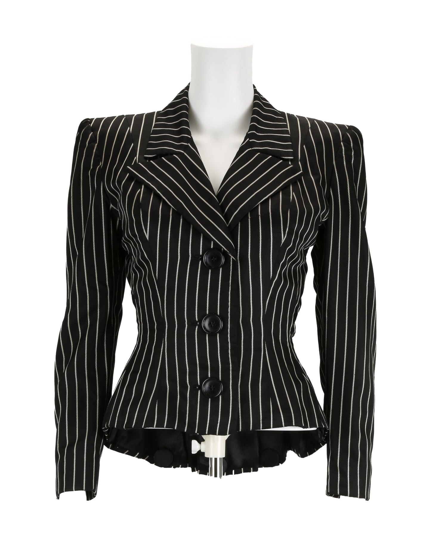 "Unknown Treasure" Black Suit Jacket with Skirt