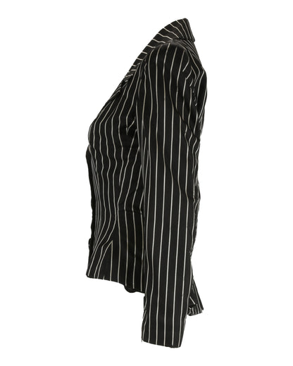 "Unknown Treasure" Black Suit Jacket with Skirt