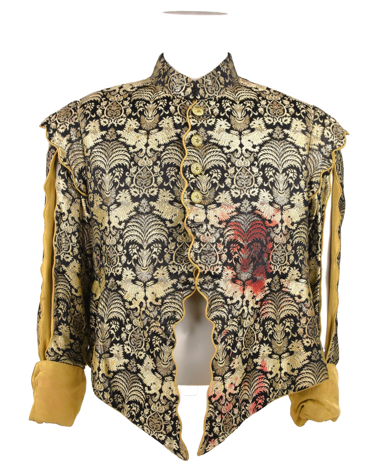 "Unknown Treasure" Gold and Black Bloodied Jacket