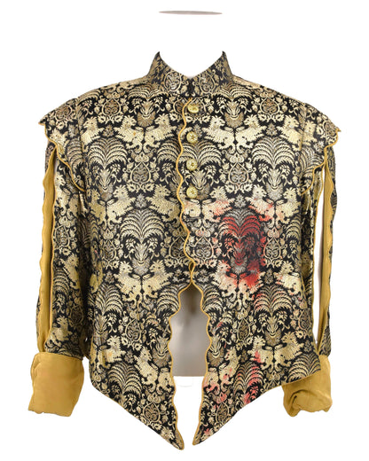 "Unknown Treasure" Gold and Black Bloodied Jacket