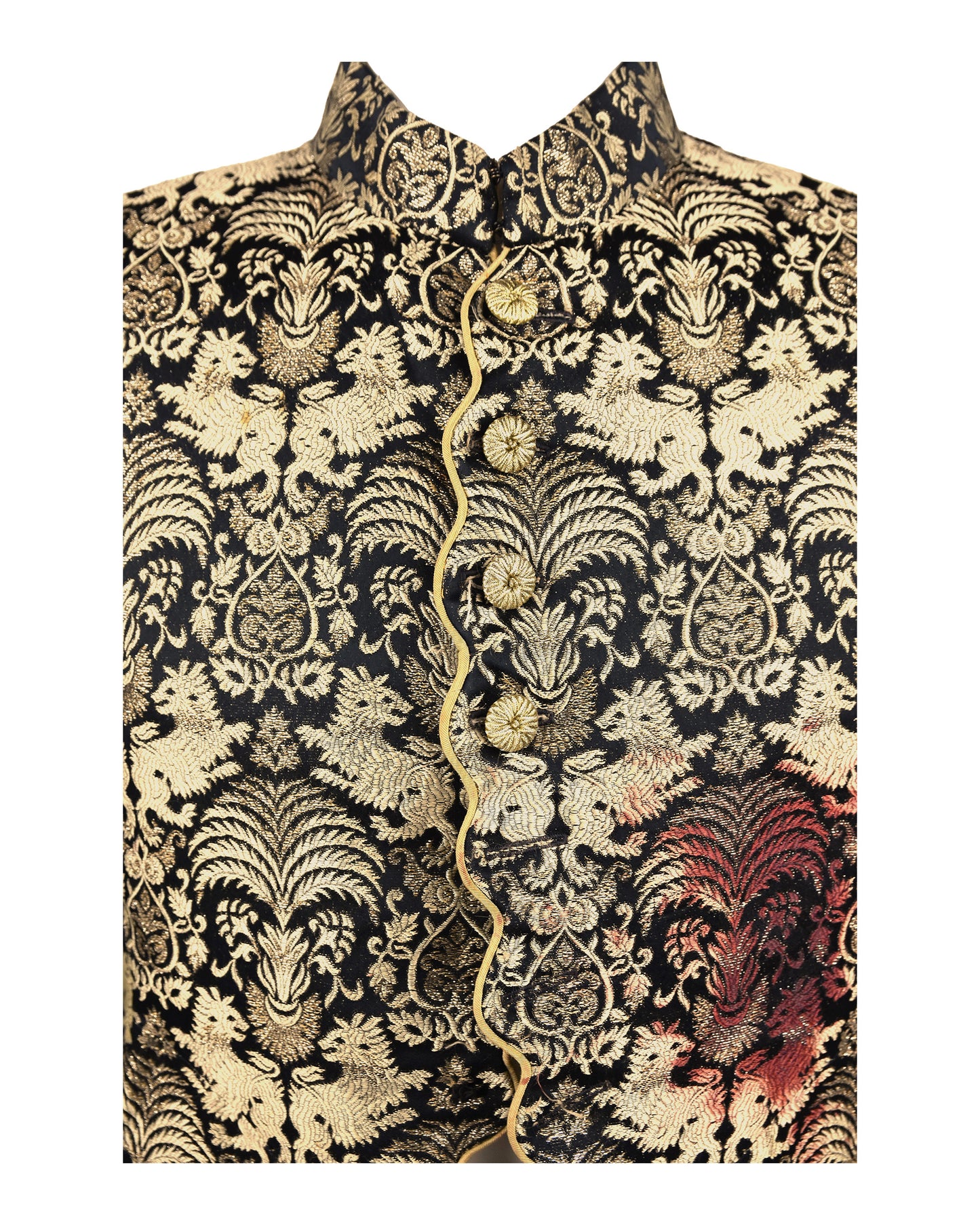 "Unknown Treasure" Gold and Black Bloodied Jacket