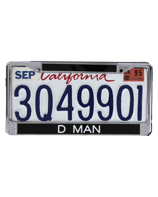 "A Thin Line Between Love and Hate" Darnell's (Martin Lawrence) Screen Used License Plate