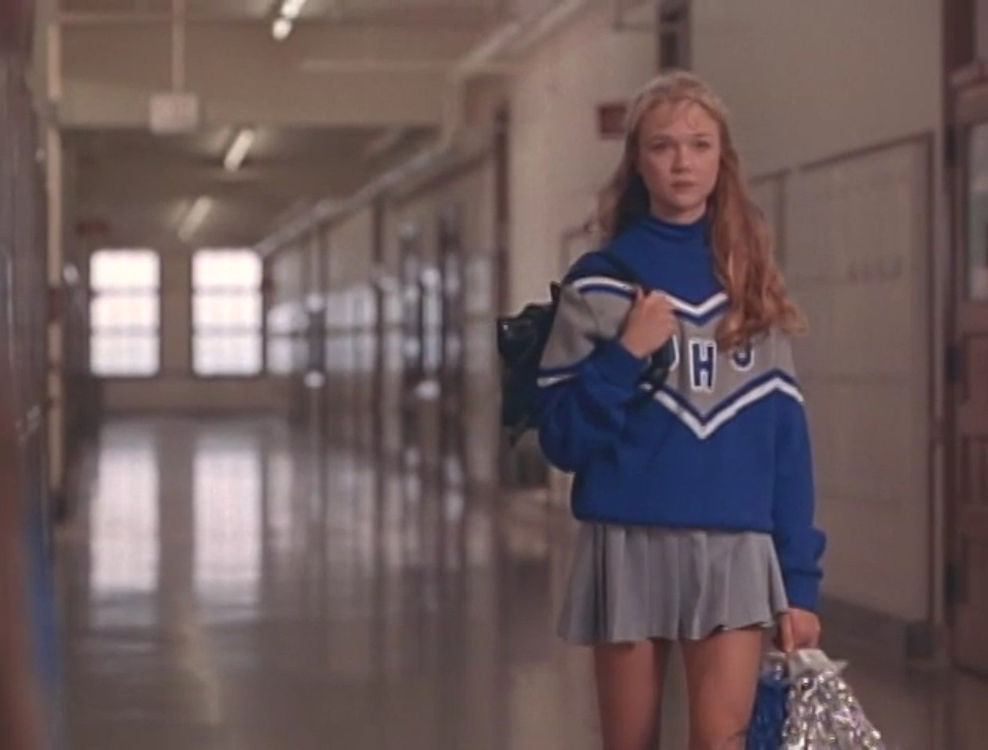 "Angus" Melissa's (Ariana Richards) Cheerleading Sweater and Skirt