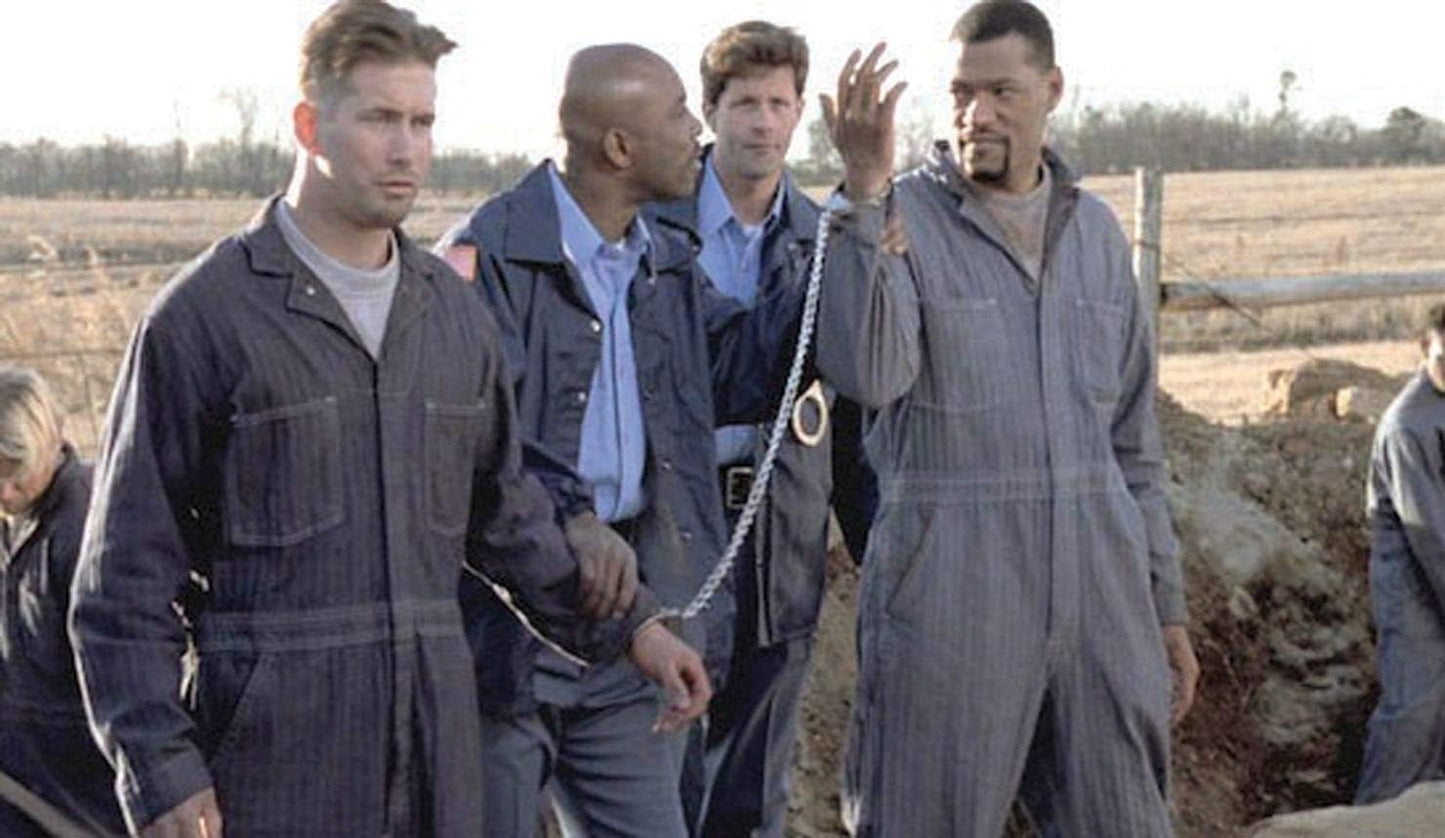 "Fled" Dodge (Stephen Baldwin) and Piper's (Laurence Fishburne) Prison Coveralls with Sweaters