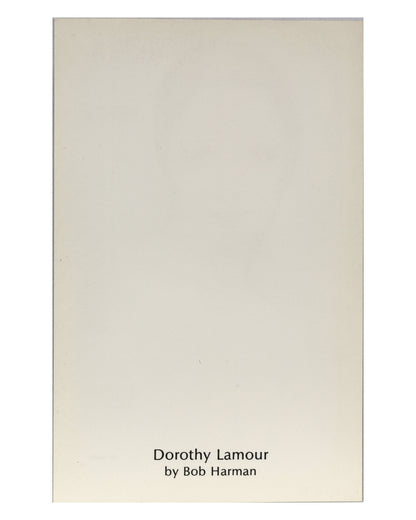 Dorothy Lamour's Personal Greeting Cards