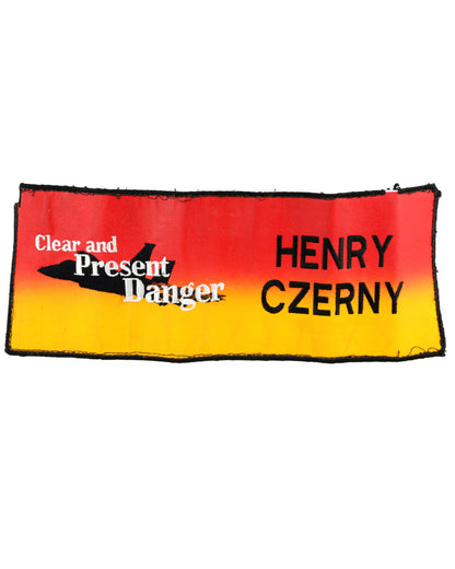 "Clear and Present Danger" Henry Czerny's Chair Back