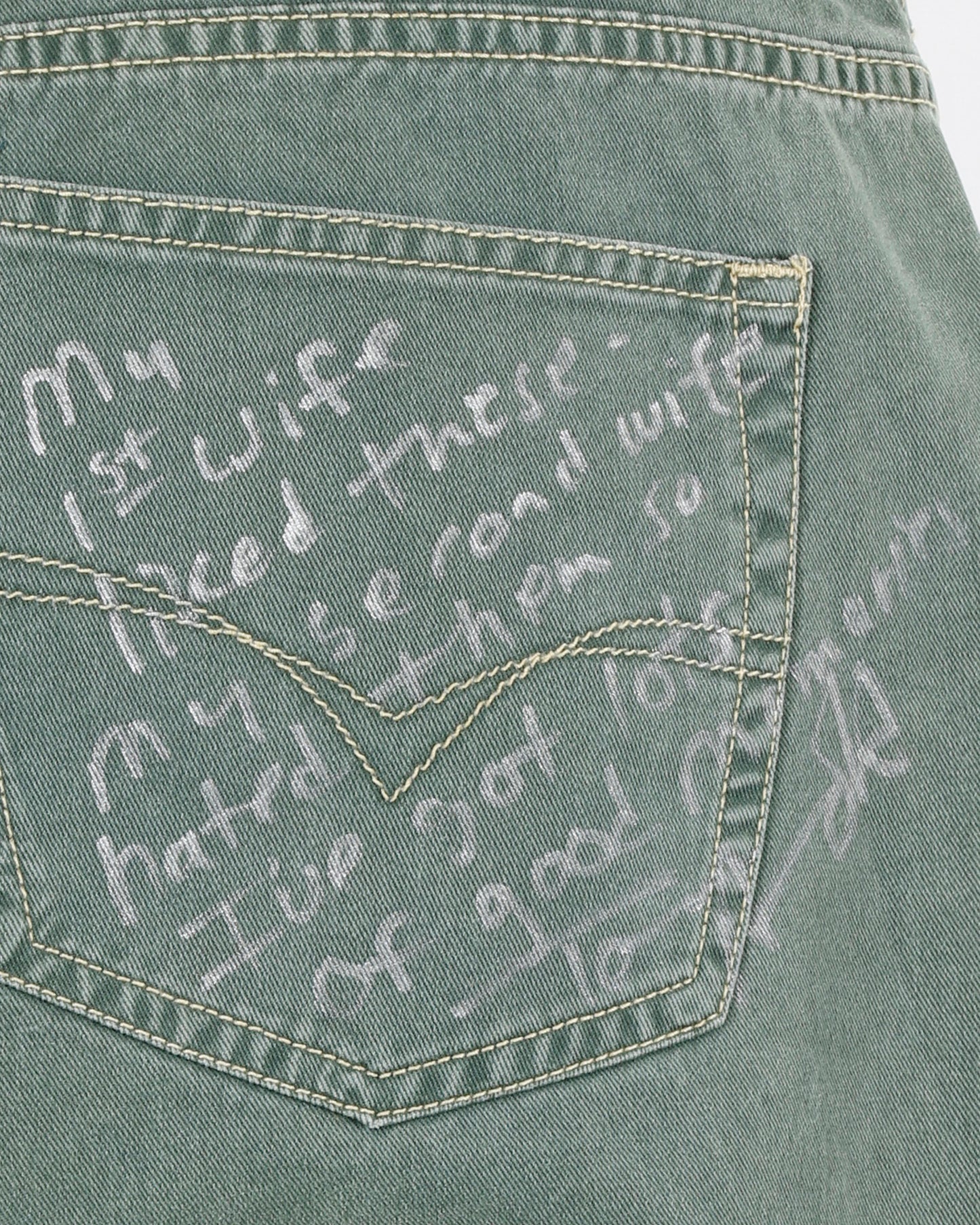 Tom Arnold's Autographed Jeans